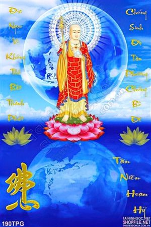 Tranh phật giáo in lịch đẹp