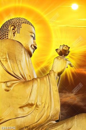 Tranh Tượng Phật Tổ Như Lai in nét