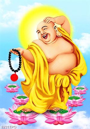 Tranh Phật Di Lặc đẹp