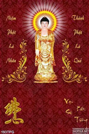 Tranh phật giáo in lịch đẹp
