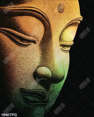 Tranh mặt Phật Quan Âm đẹp