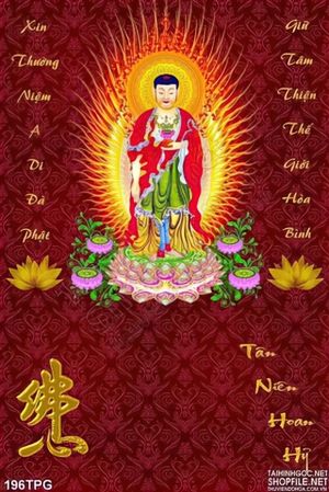 Tranh phật in lịch đẹp