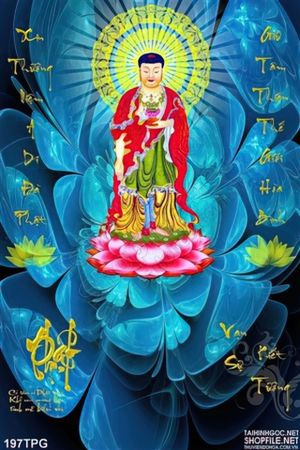 Tranh phật Tổ in lịch trang trí