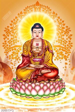 Tranh Phật Dược Sư đẹp chất lượng rõ nét