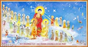Tranh Tây Phương Tam Thánh file psd