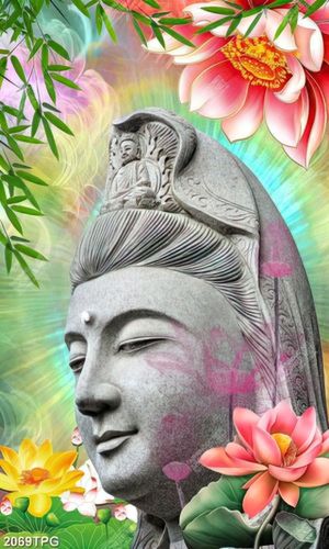 Tranh tượng Quan Âm bằng đá đẹp