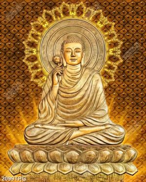 Tranh điêu khắc tương Phật mạ đồng đẹp