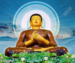 Tranh Phật trên đỉnh núi chất lượng