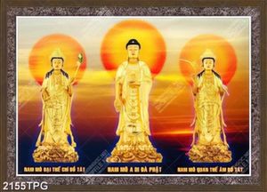 Tranh Tam Thánh mạ vàng đẹp nhất