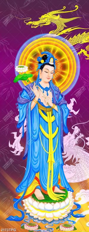 Tranh Phật Bồ Tát đại từ bi
