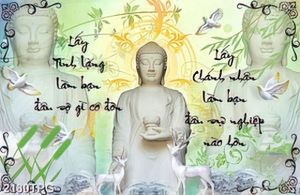 Tranh Phật bằng đá đẹp