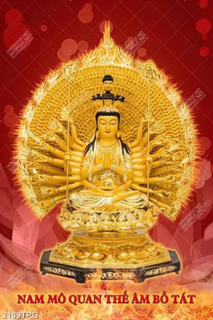Tranh Nam Mô Quan Thế Âm Bồ Tát