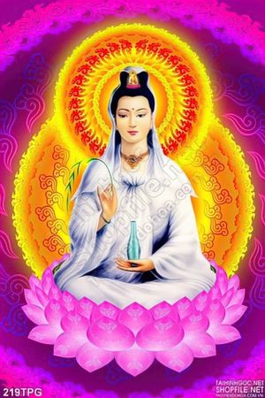 Tranh phật Quan Âm treo tường