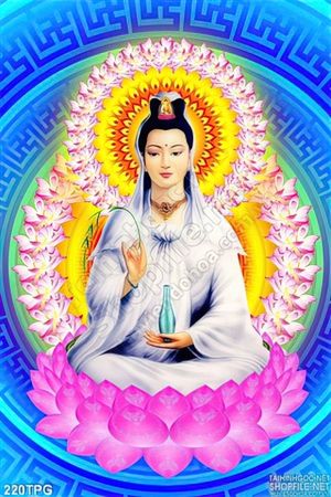 Tranh phật Quan Âm treo tường
