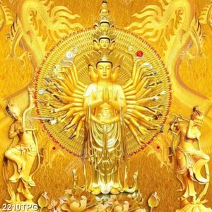 Tranh Quan Âm nghìn tay đẹp