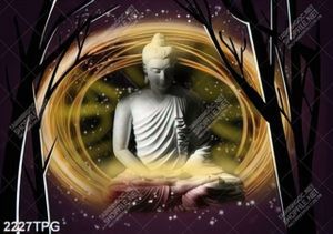 Tranh Phật bằng đá siêu nét