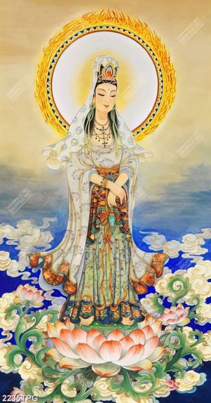 Tranh Phật Quan Âm chất lượng cao