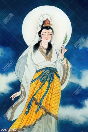 Tranh sơn dầu Bồ Tát