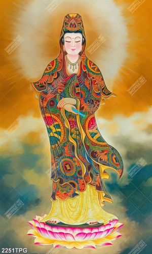 Tranh Phật Quan Âm đẹp