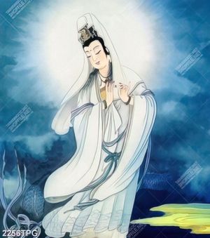 Tranh Quan Âm trên biển