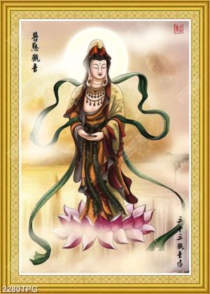 Tranh Phật Bà chất lượng nét