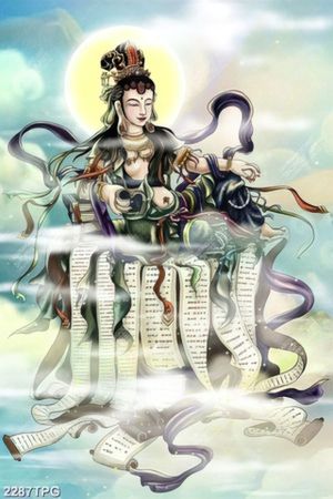 Tranh vẽ Phật Quan Âm đẹp kích thước lớn