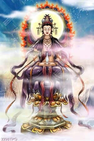 Tranh thờ Quan Bồ Tát đẹp nhất