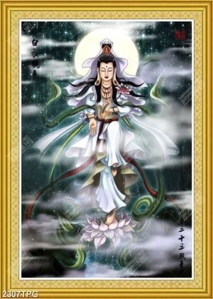 Tranh Bồ Tát treo tường chất lượng cao