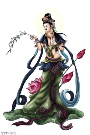Tranh Phật Bà Quan Âm