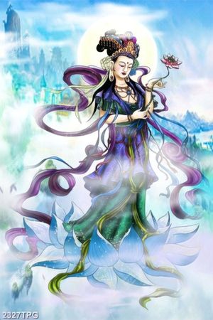 Tranh Phật Quan Thế Âm Bồ Tát đẹp