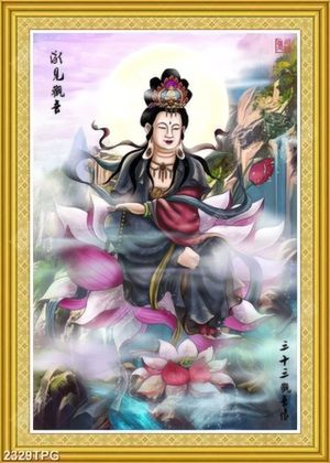 Tranh Phật Bà siêu nét