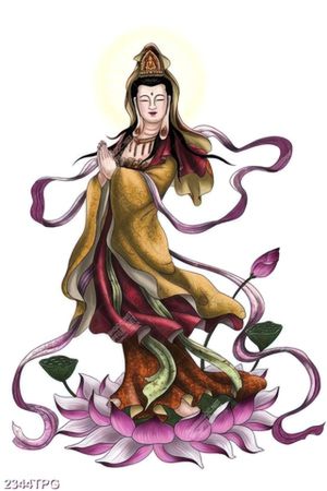 Tranh Phật Bà siêu nét chất lương cao