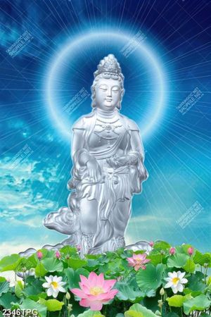 Tranh tượng Quan Thế Âm Bồ Tát đẹp