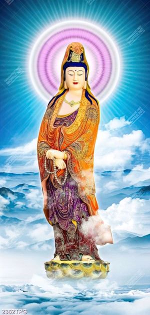 Tranh Bồ Tát cứu khổ cứu nạn