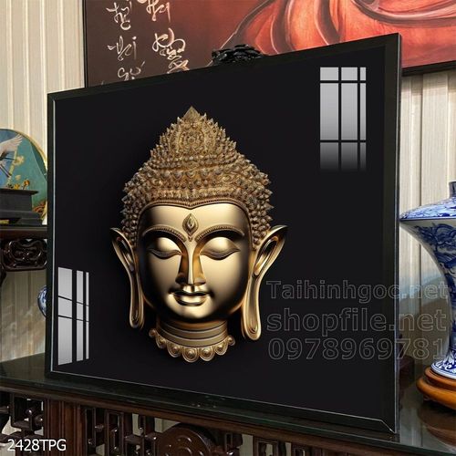 Tranh tranh trí tường phật giáo sang trọng
