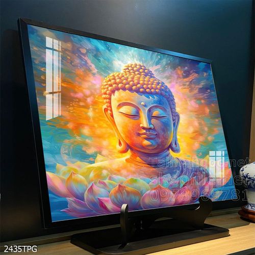 Tranh decor trang trí tường Phật giáo 