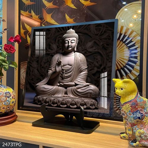 Tranh decor trang trí tường Phật giáo 