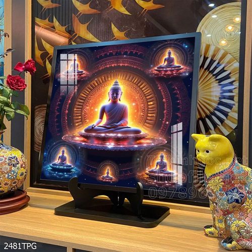 Tranh decor trang trí tường Phật giáo 
