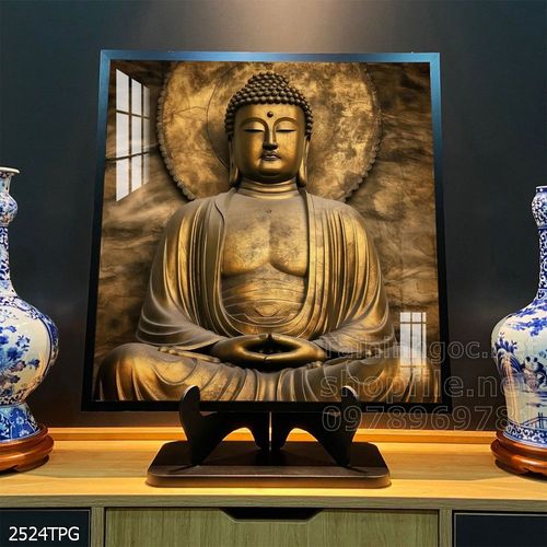 File tranh Phật giáo decor trang trí tường nhà phòng thờ