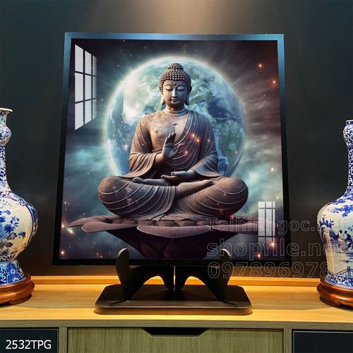 Tranh decor trang trí tường Phật giáo 
