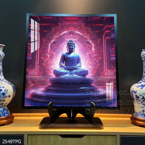File tranh Phật giáo decor trang trí tường nhà phòng thờ