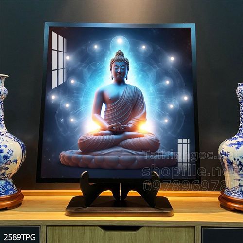 Tranh decor trang trí tường Phật giáo 