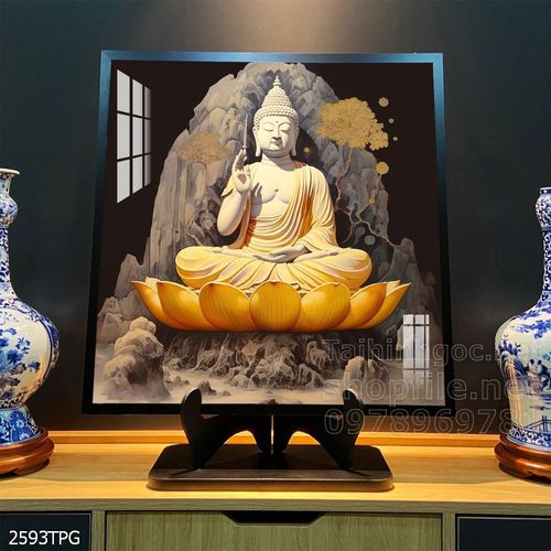 Tranh phật giáo decor trang trí tường phòng thờ