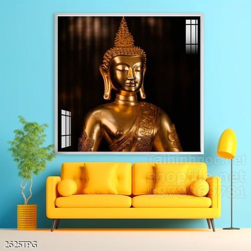 Tranh decor trang trí tường Phật giáo 