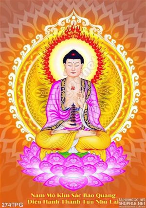 Tranh phật Giáo  in lịch đẹp