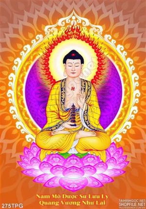 Tranh phật Tổ in lịch trang trí