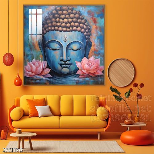 File tranh Phật giáo decor trang trí tường nhà phòng thờ