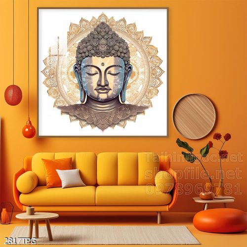 Tranh decor trang trí tường Phật giáo 