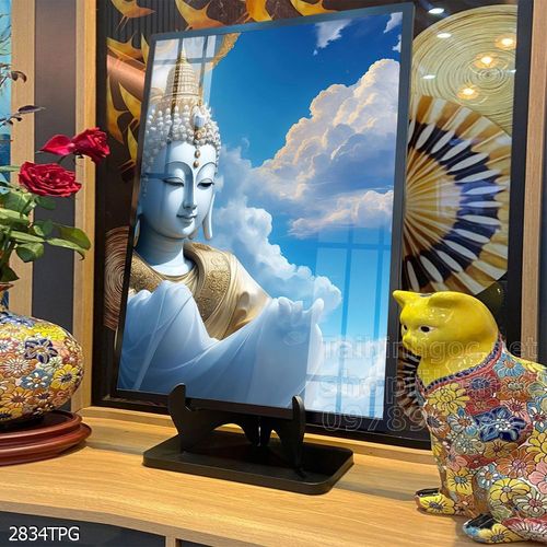 Tranh decor trang trí tường Phật giáo 