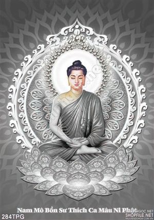 Tranh phật Tổ in lịch đẹp